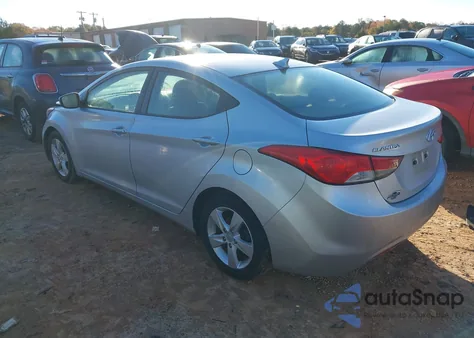 2013 Hyundai Elantra Gls from USA, damaged, VIN 5NPDH4AEXDH240533